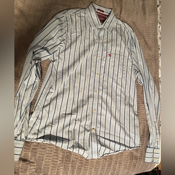 Abercrombie muscle button down shirt L - Picture 1 of 4